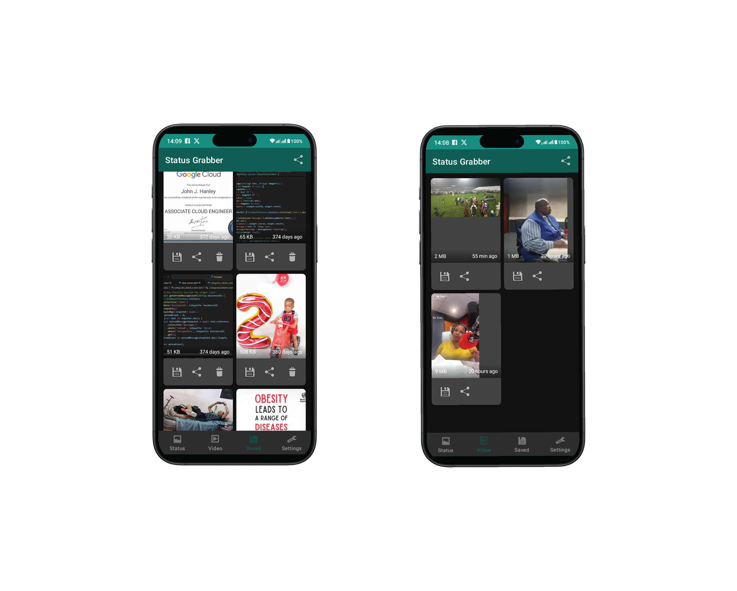 Status Grabber App